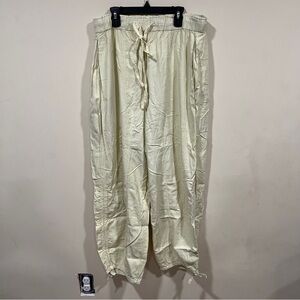 NWT Free people jogger pants hiking game day size medium Color:Sour Citrus women